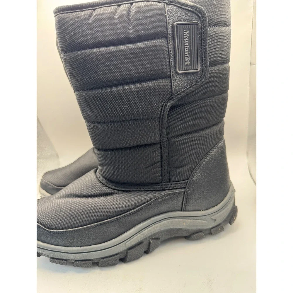 Mountain‎ Tek Womens Waterproof Insulated Winter Snow Boots Black Size 9